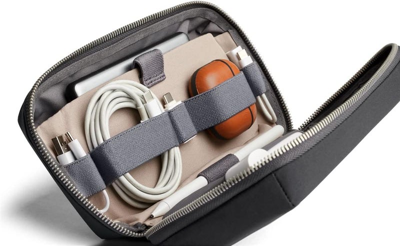BELLROY Tech Kit (Tech Accessories Organizer Pouch, Zipper Closure Design, Stores Power Bank, Phone Charger, Cables & More, Internal) - Image 3